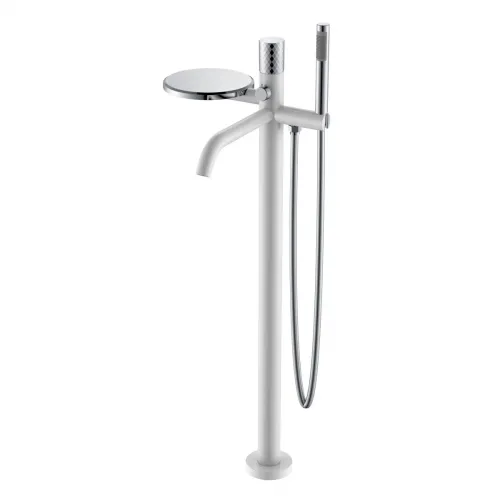 Смеситель напольный для ванны Boheme Stick Diamond 129-WCR