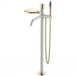 Смеситель напольный для ванны Boheme Stick Diamond 129-WG