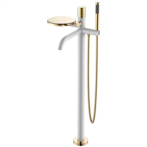 Смеситель напольный для ванны Boheme Stick Diamond 129-WG