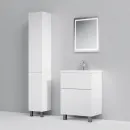 Тумба с раковиной белый глянец 61 см Am.Pm Gem M90FSX06022WG32 + M90WCC0602WG