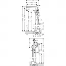 Напольный смеситель для ванны Hansgrohe Talis S 72412000