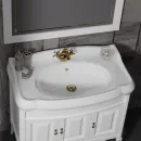 Тумба с раковиной белый матовый 100 см Opadiris Лоренцо