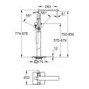 Смеситель напольный для ванны Grohe Allure 25222DL1