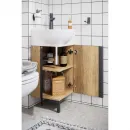 Тумба с раковиной дуб балтийский 45x45 см Aqwella Porto POR0104DB + 4640021061435