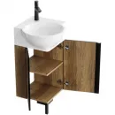 Комплект мебели дуб балтийский 45x45 см Aqwella Porto POR0104DB + 4640021061435 + Rio.04.33