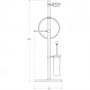Комплект для туалета Cezares Olimp OLIMP-WBS-01-SW напольный, хром