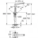 Смеситель напольный для ванны Grohe Allure Brilliant 23119AL0