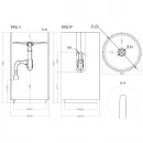 Раковина напольная 45x45 см Salini S-Sense Armonia 01 130111G