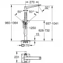 Смеситель напольный для ванны Grohe Allure Brilliant 24348DC0 суперсталь