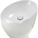 Раковина Migliore Lavabi Tonda 32082 54x38 см, напольная, белый глянец