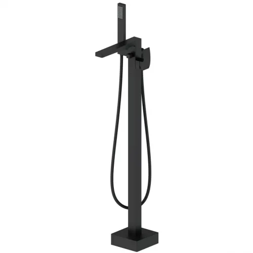 Смеситель напольный для ванны Wonzon & Woghand Fit WW-88649009-MB черный матовый