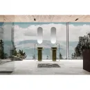 Раковина напольная 45x45 см Abber Kristall AT2702Vesuvian-H
