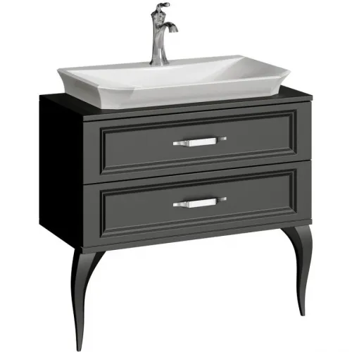 Тумба с раковиной черный матовый 85 см Aqwella 5 Stars LaDonna SETLAD0108BLK/p_u_048_01_0700_1_10_0_03