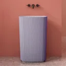 Раковина напольная 55x36 см Abber Stein AS2502Violett
