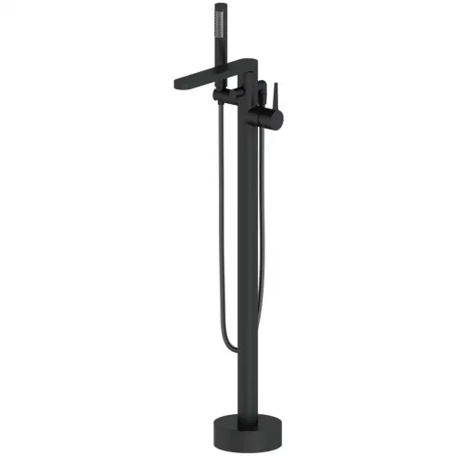 Смеситель напольный для ванны Wonzon & Woghand Stick WW-88649901-MB черный матовый