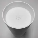 Раковина Abber Stein AS2516-H 40x40 см, напольная, белый матовый
