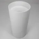 Раковина Abber Stein AS2516-H 40x40 см, напольная, белый матовый