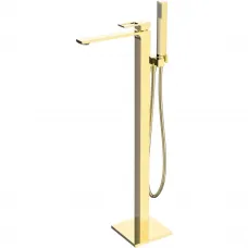 Смеситель напольный для ванны BelBagno Luce LUC-FMT-ORO