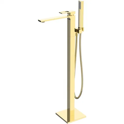 Смеситель напольный для ванны BelBagno Luce LUC-FMT-ORO