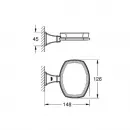 Grohe Grandera 40628000 Держатель с керамической мыльницей