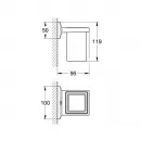 Стакан Grohe Allure Brilliant 40493000