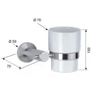 Стакан Remer Minimal Inox MI15INOXCR