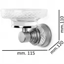 Мыльница Boheme Aura 10243-CR настенная, хром