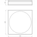 Мыльница Wonzon & Woghand Eclipse WW-9124-BL настенная, черный матовый