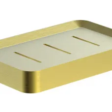 Мыльница Wonzon & Woghand Lotte WW-8324-BG настенная, золотой матовый