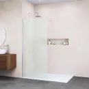 Душевая перегородка RGW WA-002 Walk-in 35100211-21 110 см, профиль хром, стекло матовое