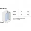 Душевая перегородка Riho Novik Z400 G003029120 85 см, профиль хром, стекло прозрачное