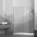 Неподвижная перегородка 79 см RGW WA-08 Walk-in 06100808-151 рифленое
