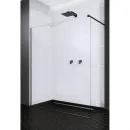 Душевая перегородка Radaway Modo X II Black 70 389274-54-01 69,5 см, профиль черный матовый, стекло прозрачное