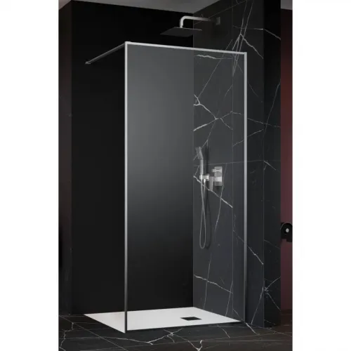 Душевая перегородка Radaway Modo F Brushed Nickel II 120 10409124-91-01 профиль никель матовый, стекло прозрачное