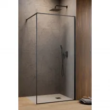 Душевая перегородка Radaway Modo F Brushed GunMetal II 120 10409124-92-01 профиль оружейная сталь матовый, стекло прозрачное