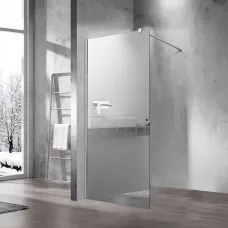 Душевая перегородка Vincea Walk-In VSW-1H100MR 100 см, профиль хром, стекло зеркальное