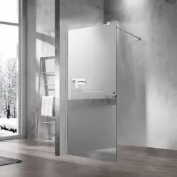 Душевая перегородка Vincea Walk-In VSW-1H100MR 100 см, профиль хром, стекло зеркальное