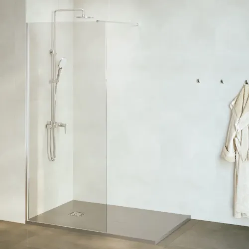 Неподвижная перегородка 80 см RGW WA-010 Walk-in 351001008-11 прозрачное