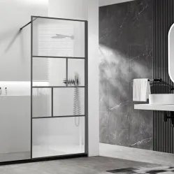 Неподвижная перегородка 100 см Vincea Walk-In HC Art VSW-1HC100CFGM прозрачное/рифленое