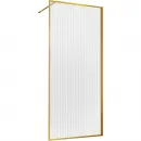 Душевая перегородка Vincea Walk-In HP Art VSW-1HP120FLBG 120 см, профиль золотой матовый, стекло рифленое