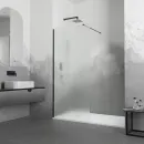 Неподвижная перегородка 80 см RGW WA-010B Walk-in 351001008-24 матовое
