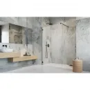 Неподвижная перегородка Radaway Essenza Pro Black Walk-in 135 10103135-54-01 прозрачное