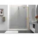 Душевая перегородка Vincea Walk-In HS VSW-1HS100CLG 100 см, профиль золотой матовый, стекло прозрачное