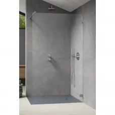 Неподвижная перегородка Radaway Essenza Pro Brushed Nickel Walk-in 135 10103135-91-01 прозрачное