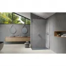 Неподвижная перегородка Radaway Essenza Pro Brushed Nickel Walk-in 135 10103135-91-01 прозрачное