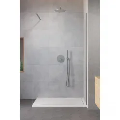 Душевая перегородка Radaway Modo X II Brushed Nickel 145 389345-91-01 144,5 см, профиль никель матовый, стекло прозрачное