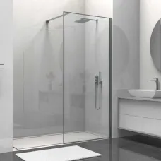 Душевая перегородка Vincea Walk-In HS VSW-1HS100CLGM 100 см, профиль вороненая сталь, стекло прозрачное