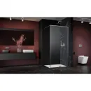 Душевая перегородка Radaway Modo F Brushed Nickel II 130 10409134-91-01 профиль никель матовый, стекло прозрачное