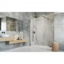 Душевая перегородка Radaway Essenza Pro 8 Black Walk-in 95 1012095-54-01 94,3 см, профиль черный матовый, стекло прозрачное