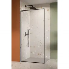 Душевая перегородка Radaway Modo F SL Black II 105 Left 10419105-54-01L профиль черный матовый, стекло прозрачное